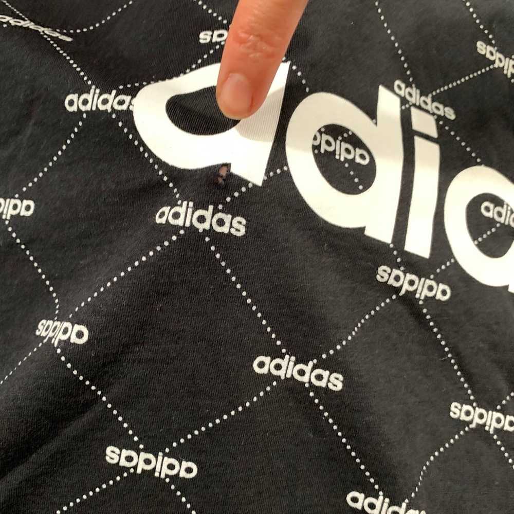 Adidas Adidas Cropped Top Shirt Women Size XL Bla… - image 4