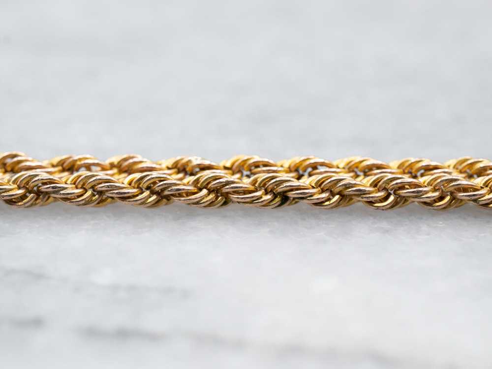 Long Antique Rope Twist Chain - image 4