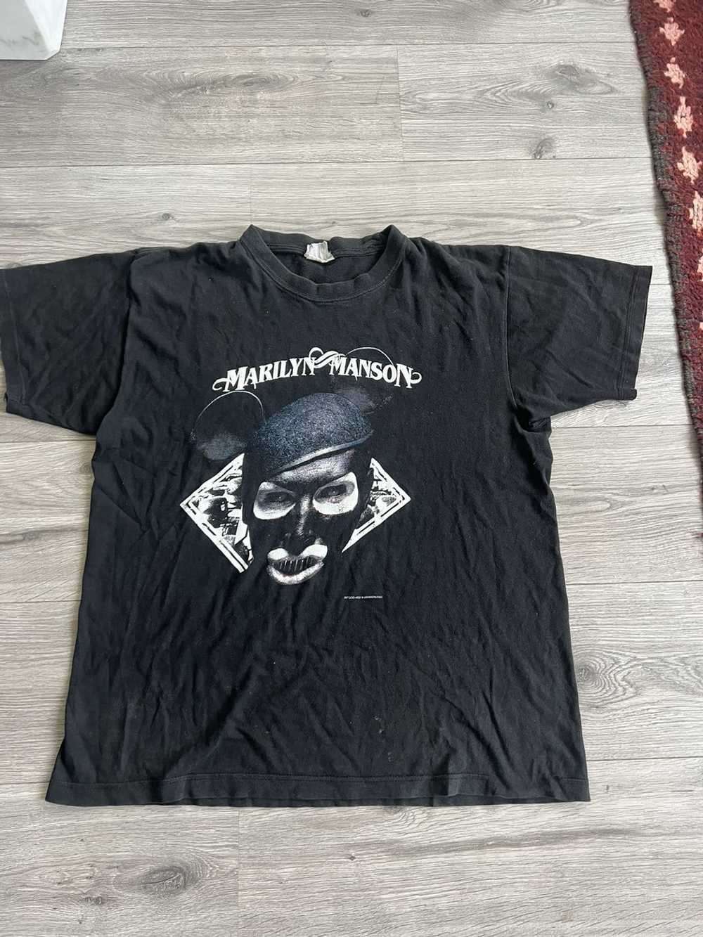 Vintage Original Marilyn Manson t-shirt with perf… - image 6