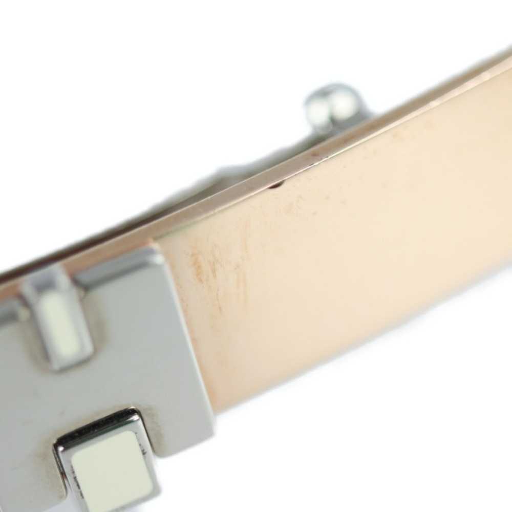 Hermes Hermes Irene barrette metal pink gold silv… - image 6