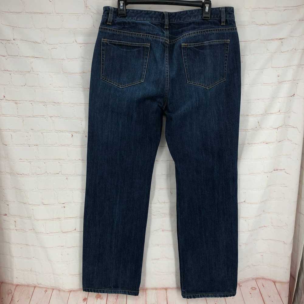 Boden Boden blue straight leg jeans 34 - image 2