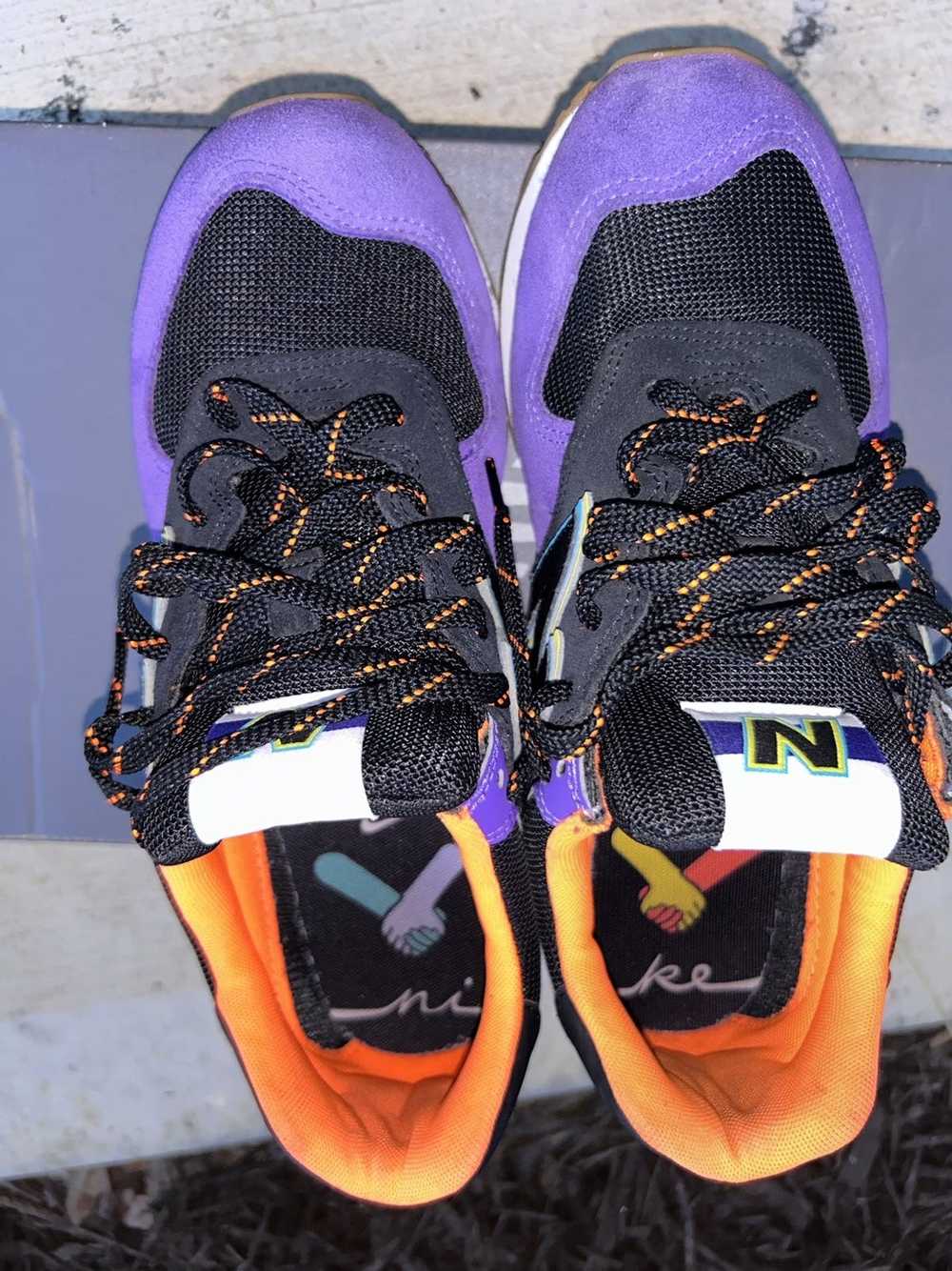 New Balance New Balance 574 Black Purple Orange B… - image 4