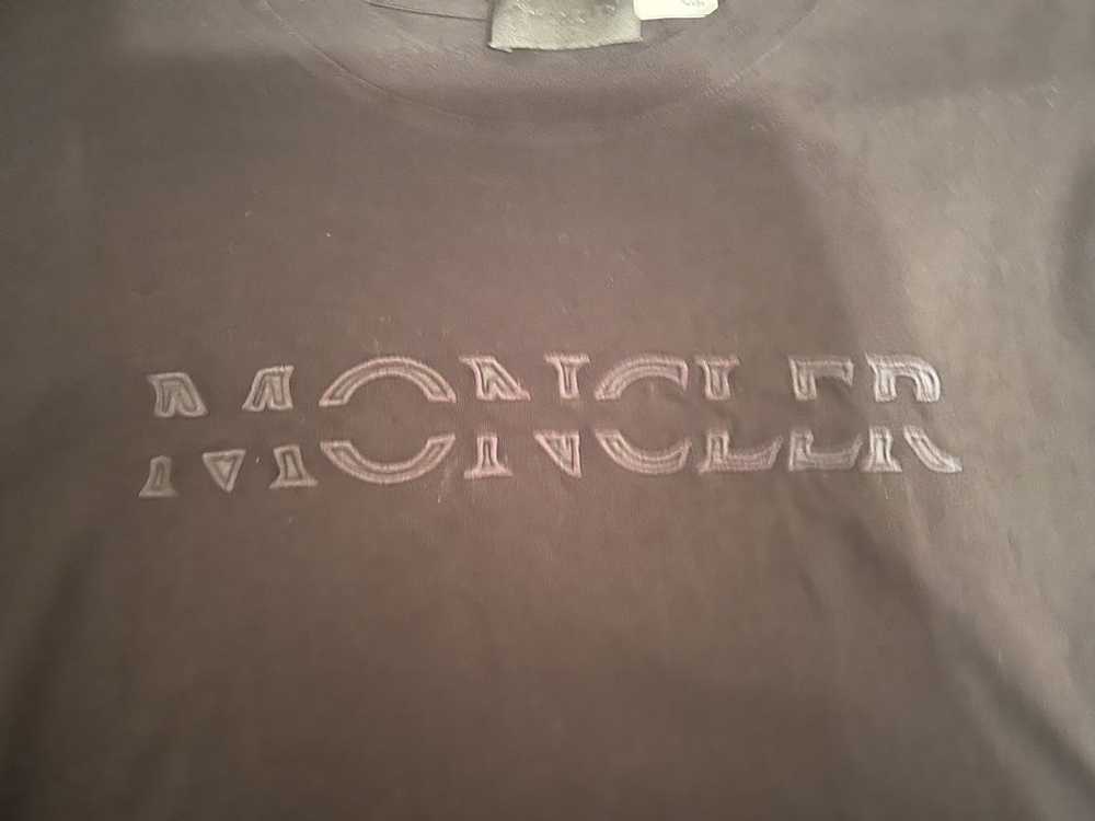 Moncler Moncler logo black t-shirt - image 2
