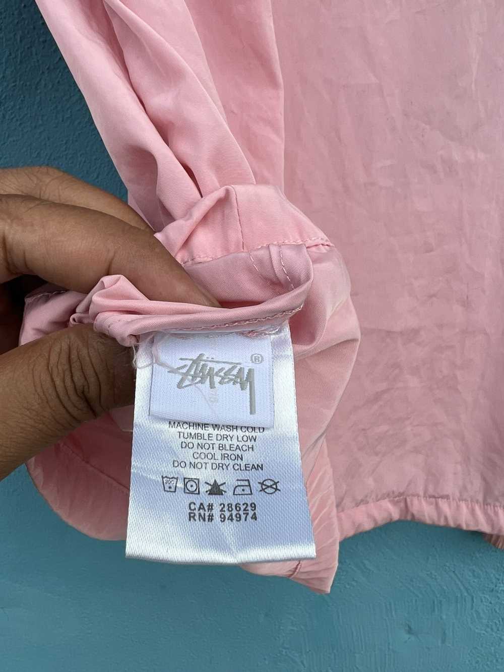 Stussy Stussy Windbreaker Pink Jacket - image 10