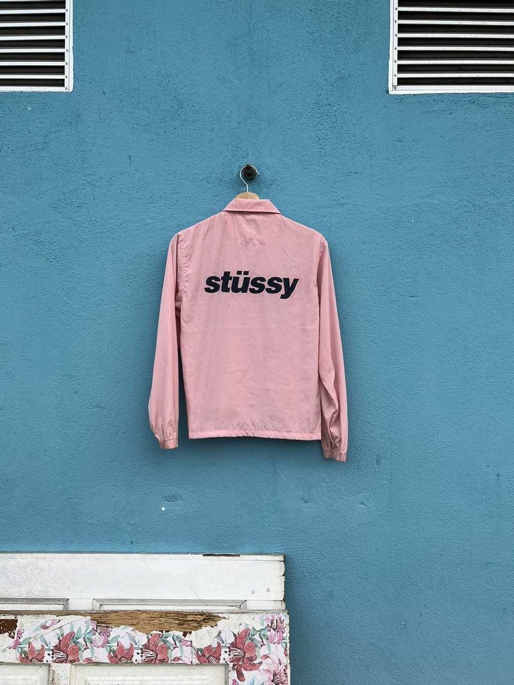 Stussy Stussy Windbreaker Pink Jacket - Gem