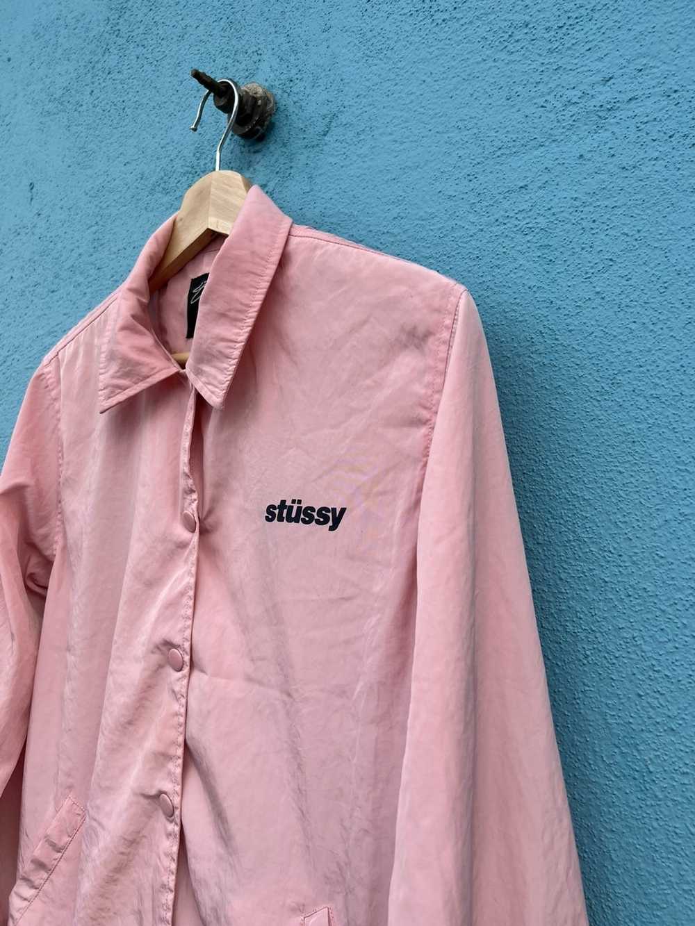 Stussy Stussy Windbreaker Pink Jacket - image 4