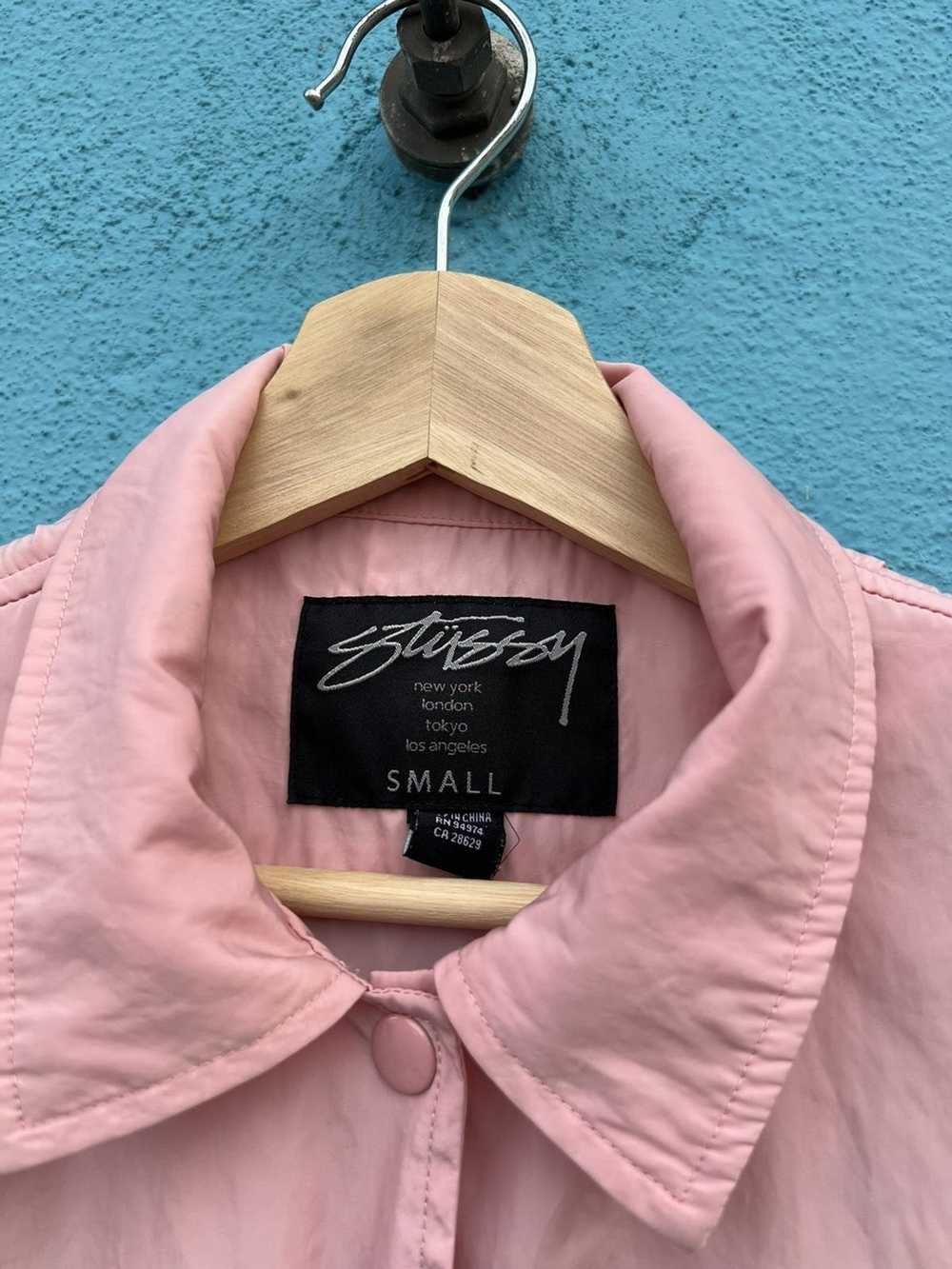 Stussy Stussy Windbreaker Pink Jacket - image 5