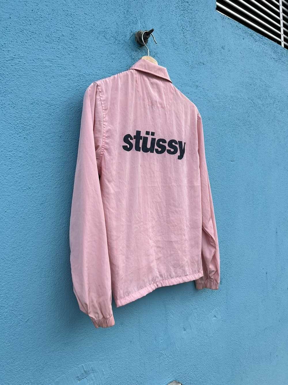 Stussy Stussy Windbreaker Pink Jacket - Gem