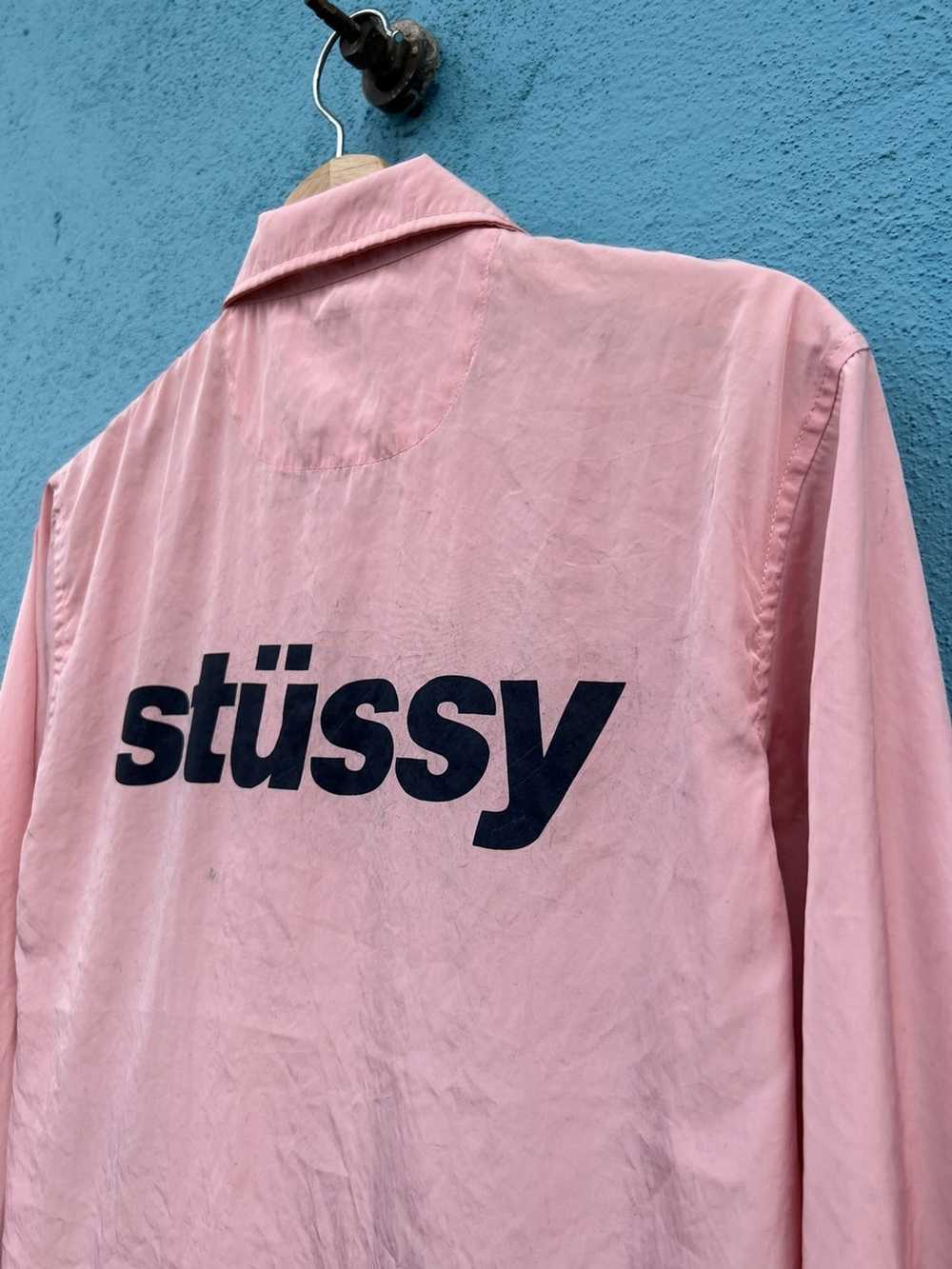 Stussy Stussy Windbreaker Pink Jacket - Gem