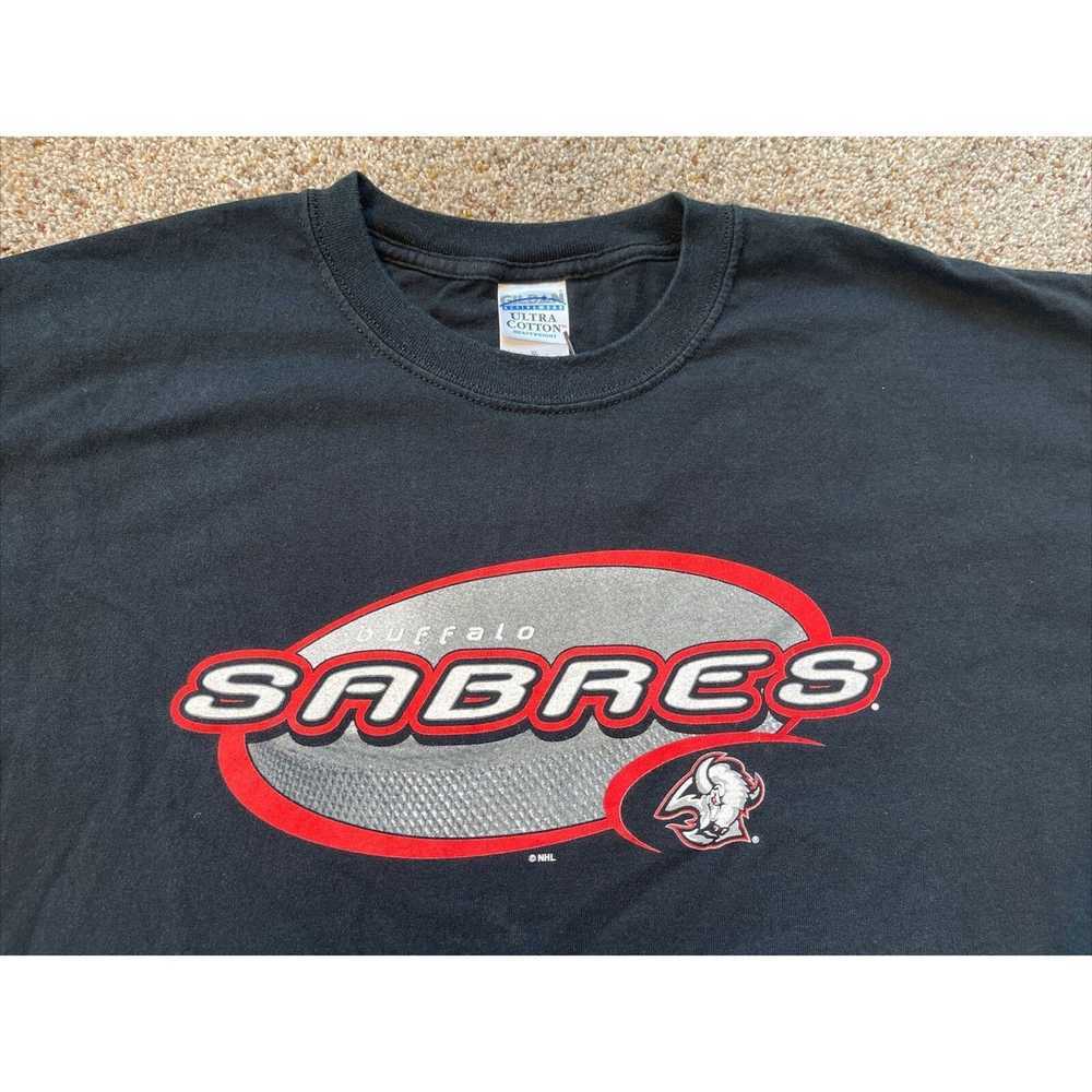 Vintage Vintage 90's Men's XL Buffalo Sabres GOAT… - image 3