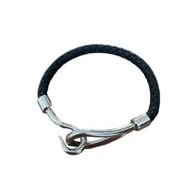 Hermes Silver Hook Bracelet - image 1