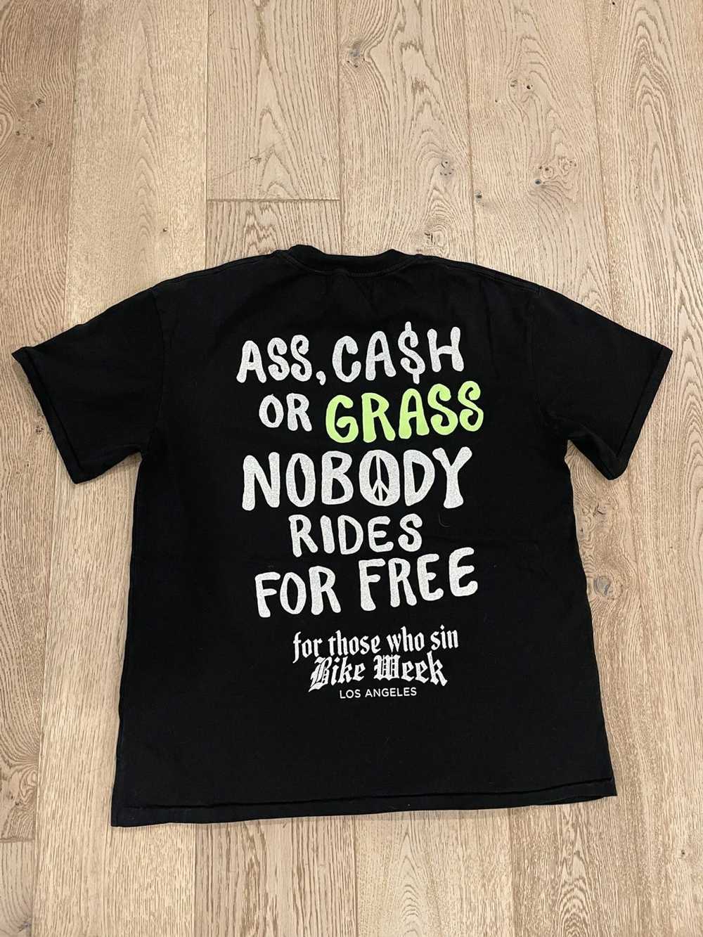 For those who sin ass cash or grass tee - image 1