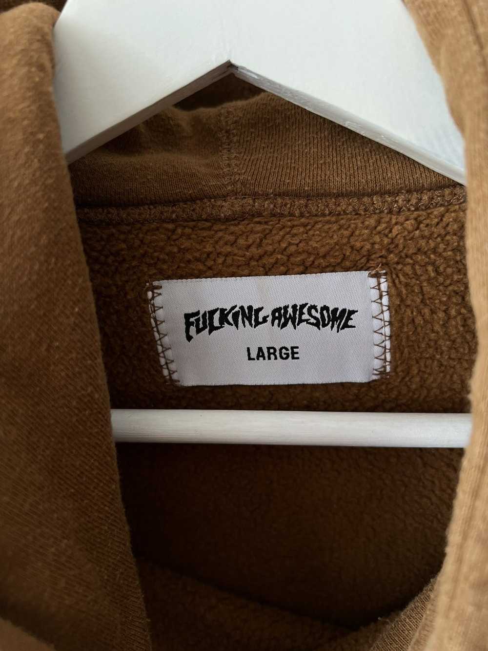 Fucking Awesome Fucking Awesome Hoodie - Brown (L) - image 3