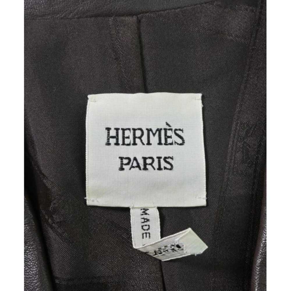 Hermès Leather jacket - image 3