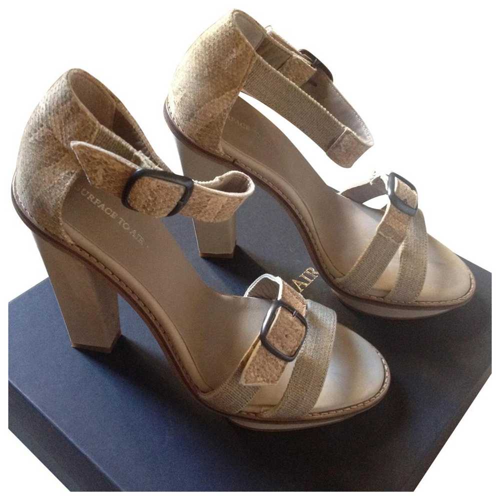 Surface To Air Leather heels - image 1