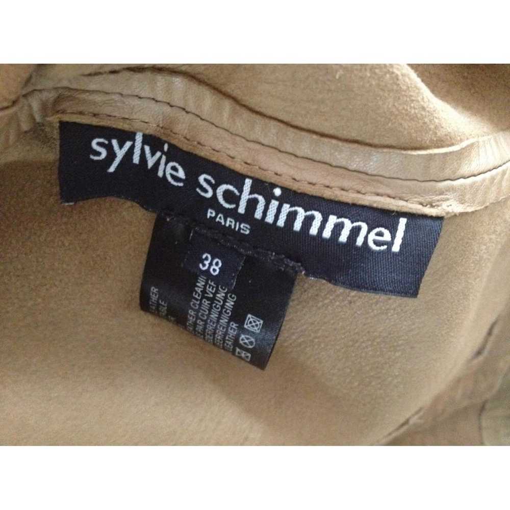 Sylvie Schimmel Leather short vest - image 5