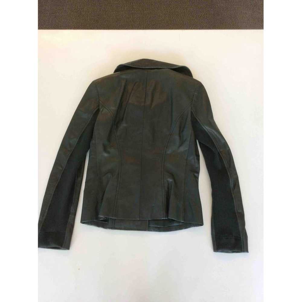 Salvatore Ferragamo Leather biker jacket - image 3