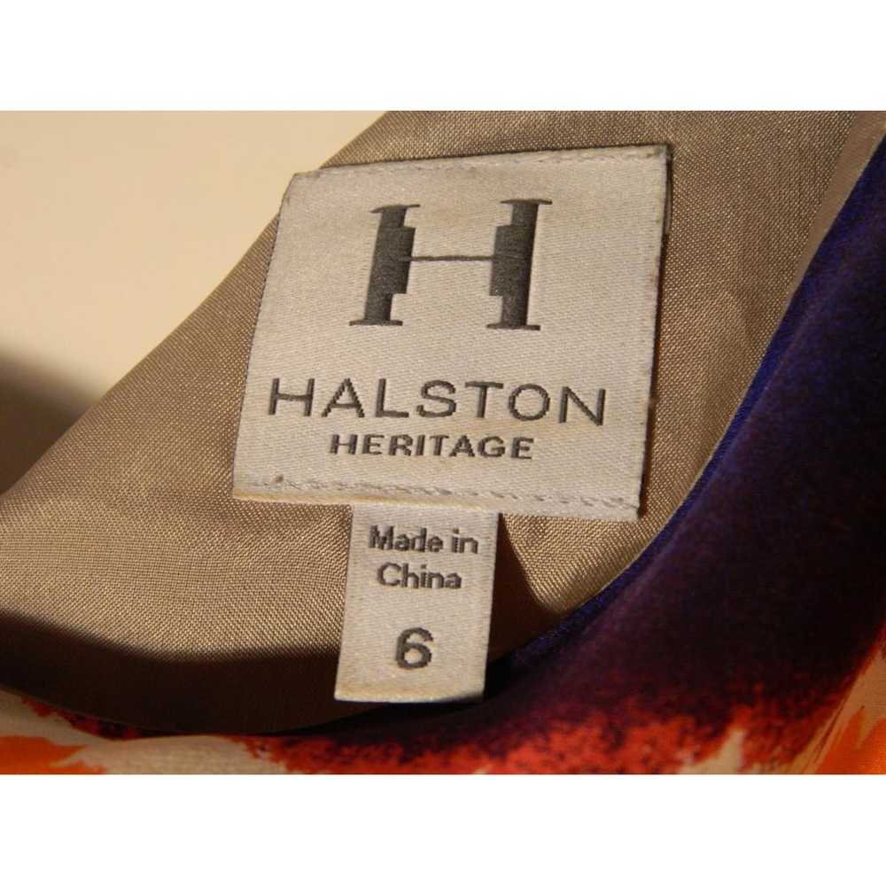 Halston Heritage Silk mid-length dress - image 3