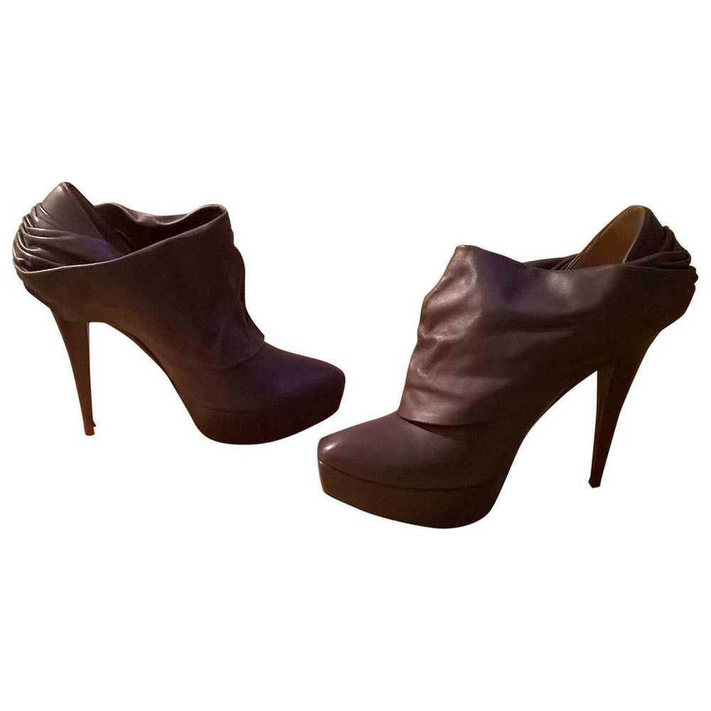 Pura Lopez Leather ankle boots - image 1