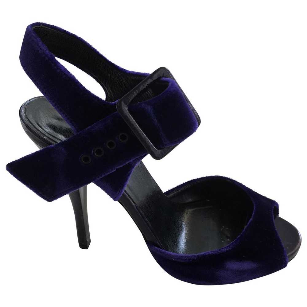 Pierre Hardy Velvet sandals - image 1