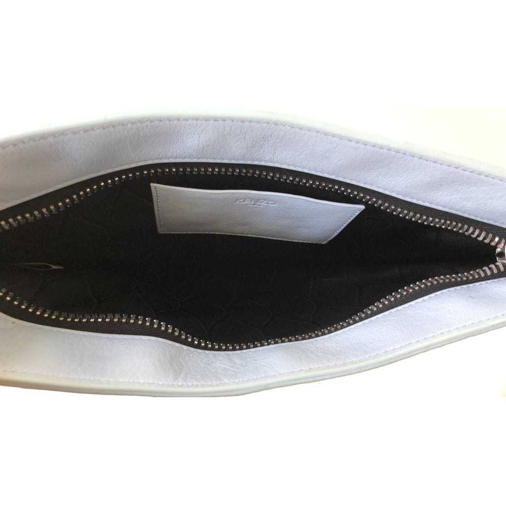 Kenzo Kalifornia leather clutch bag - image 4