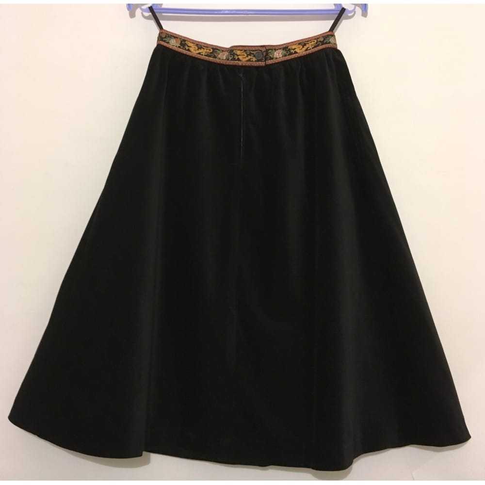 Ted Lapidus Velvet mid-length skirt - image 3