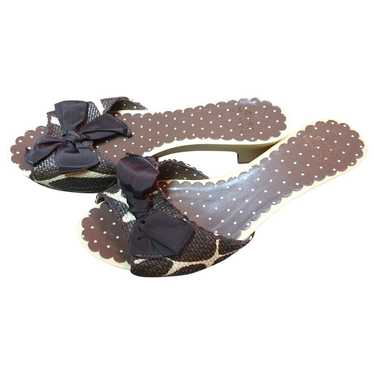 Moschino Cheap And Chic Cloth sandals - image 1