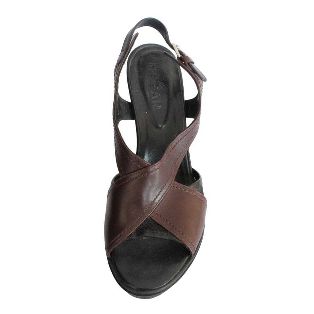 Hogan Leather sandals - image 3