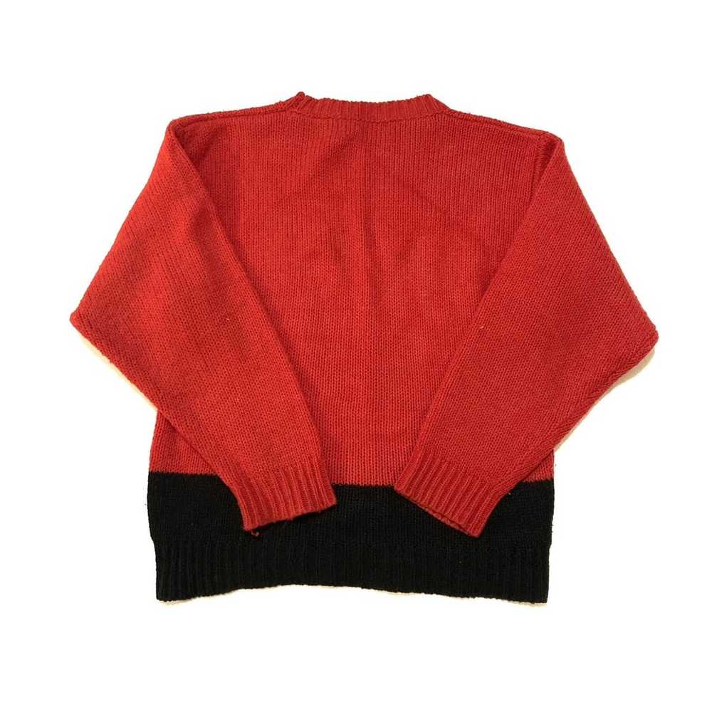 Vintage Vintage handmade hand knitted sweater jum… - image 4