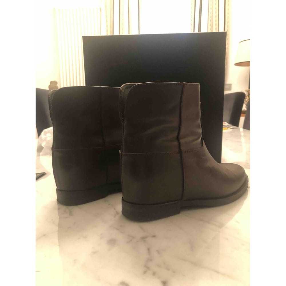 Via Roma xv Leather ankle boots - image 4