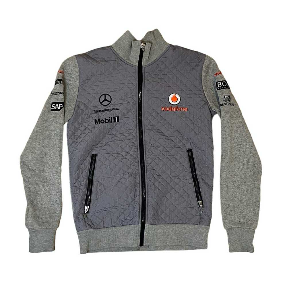 Mercedes Benz Mercedes Benz Vodafone grey quilted… - image 1