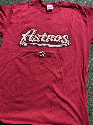HOUSTON ASTROS Majestic Cool Base Cooperstown Space City Jersey XL Rare