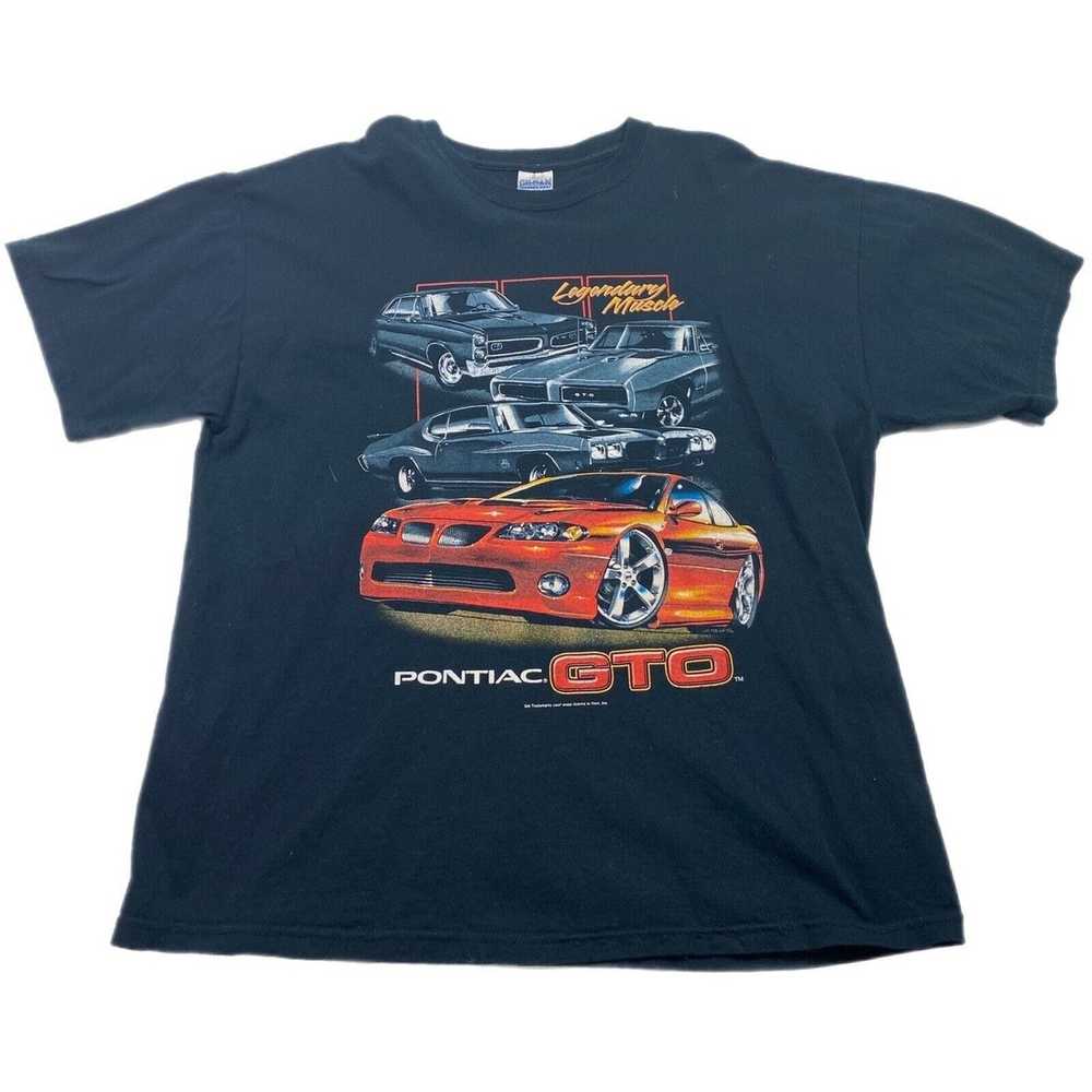 Gildan Vintage Pontiac GTO Black T shirt Men Size XL … - Gem