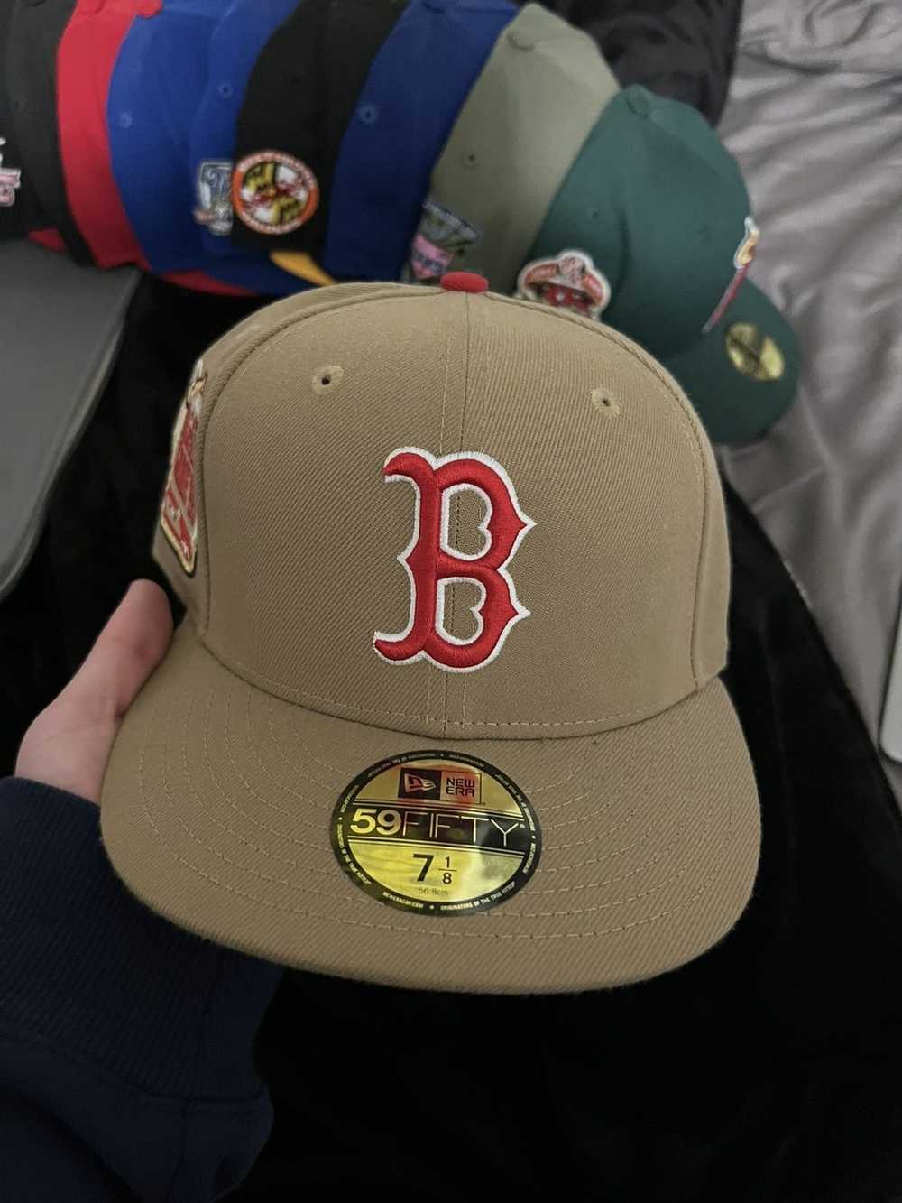 New Era Boston Red Sox ASG ‘99 Red Brim 7 1/8 Fit… - image 1