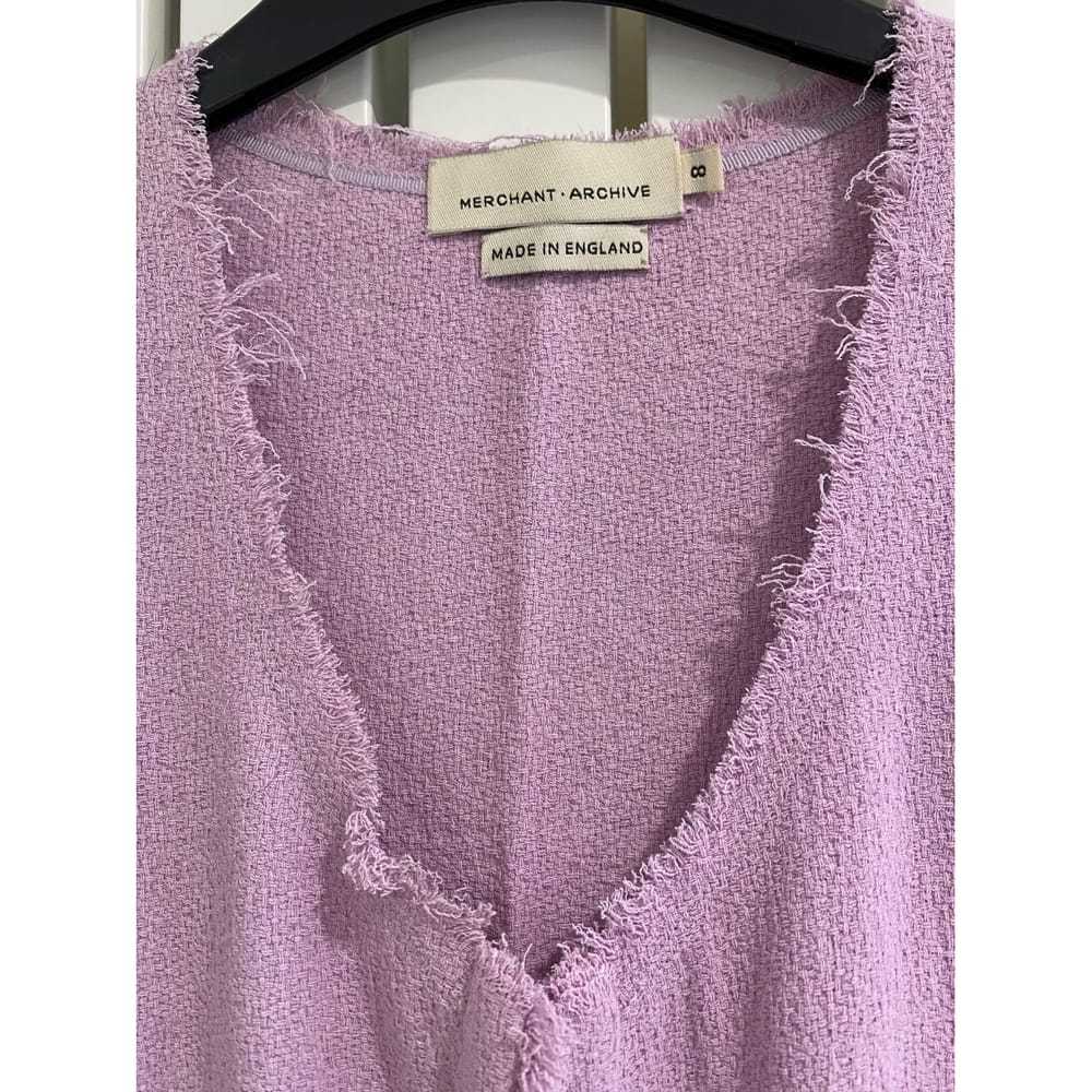 Merchant Archive Wool mid-length dress - image 3