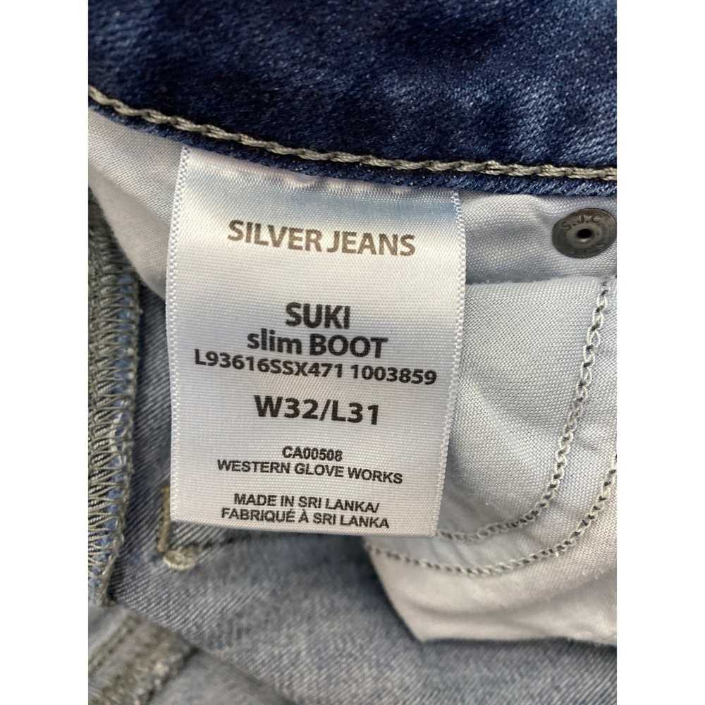 Silver Silver Suki Slim Bootcut Jeans W32/L31 Str… - image 7