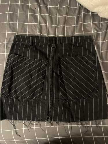 Bdg BDG Striped Denim Skirt Pockets