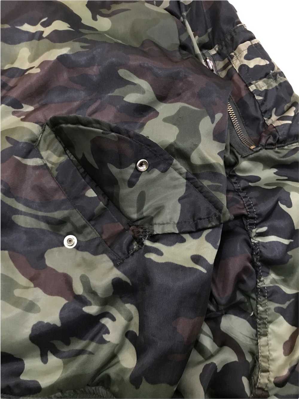 Bomber Jacket × Camo × Ma 1 Vintage Reversible MA… - image 10