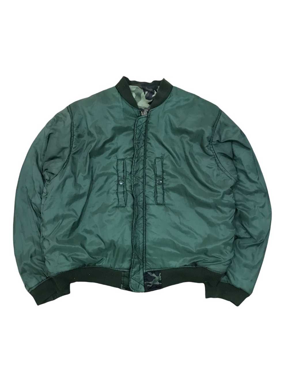 Bomber Jacket × Camo × Ma 1 Vintage Reversible MA… - image 2