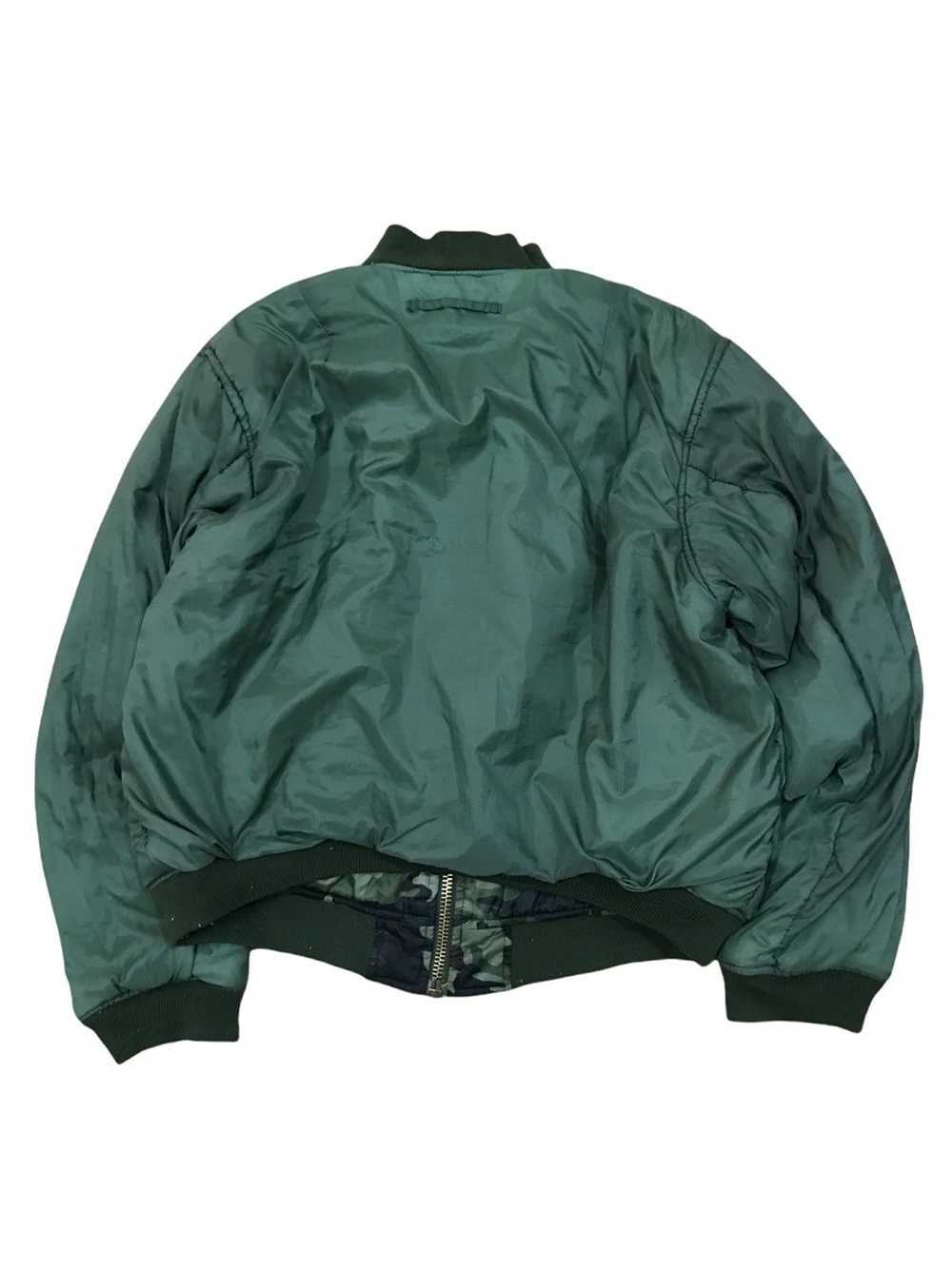 Bomber Jacket × Camo × Ma 1 Vintage Reversible MA… - image 4