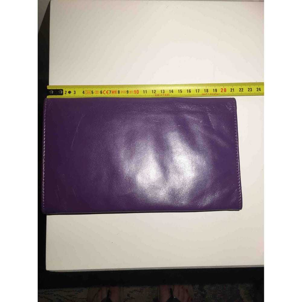 Flavio Castellani Leather clutch bag - image 8