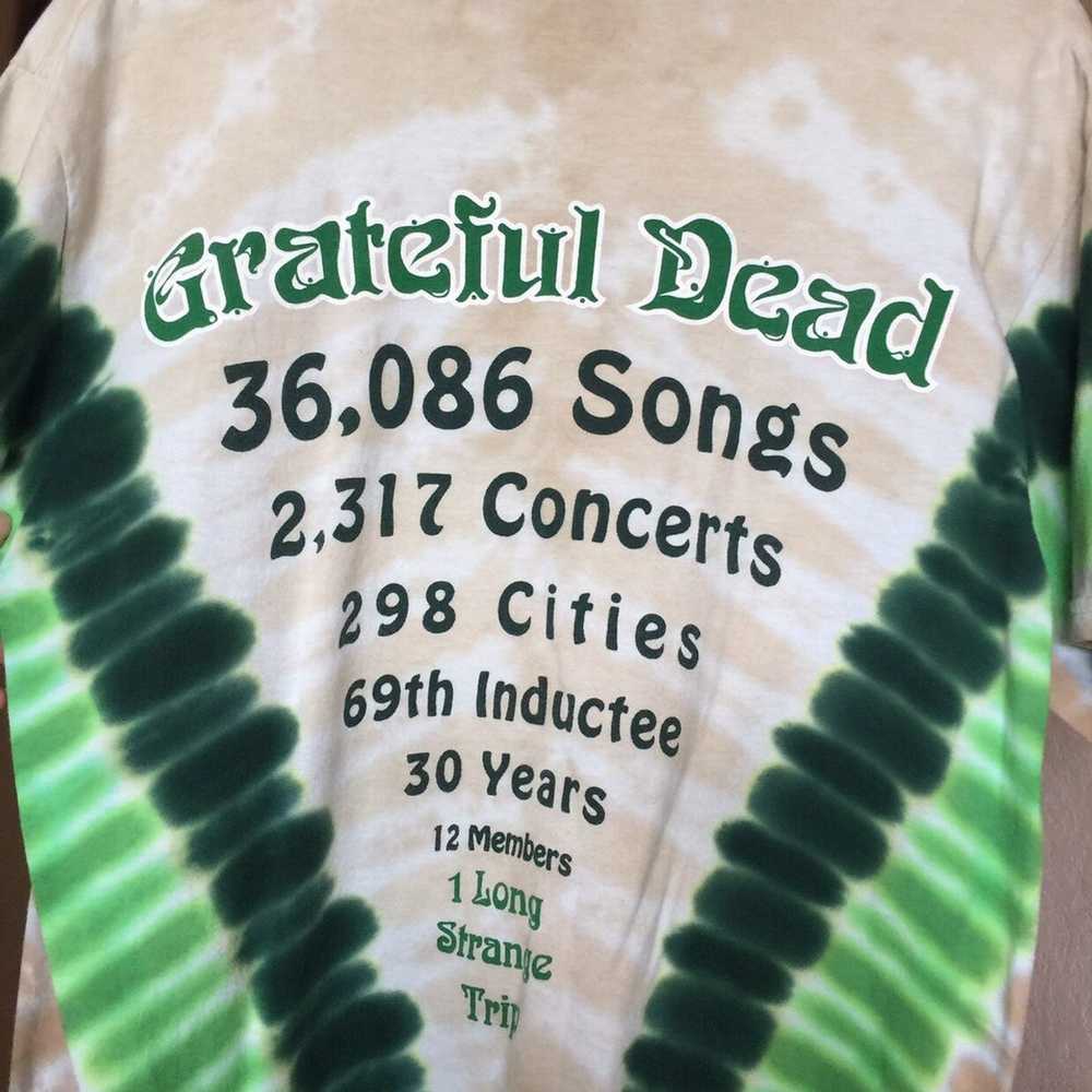 Grateful Dead Grateful Dead Green Tye Dye Band Tee - image 2