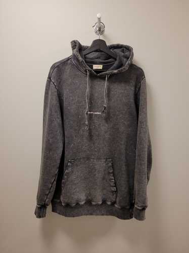 Saint Laurent Paris stonewashed gauge hoodie - image 1