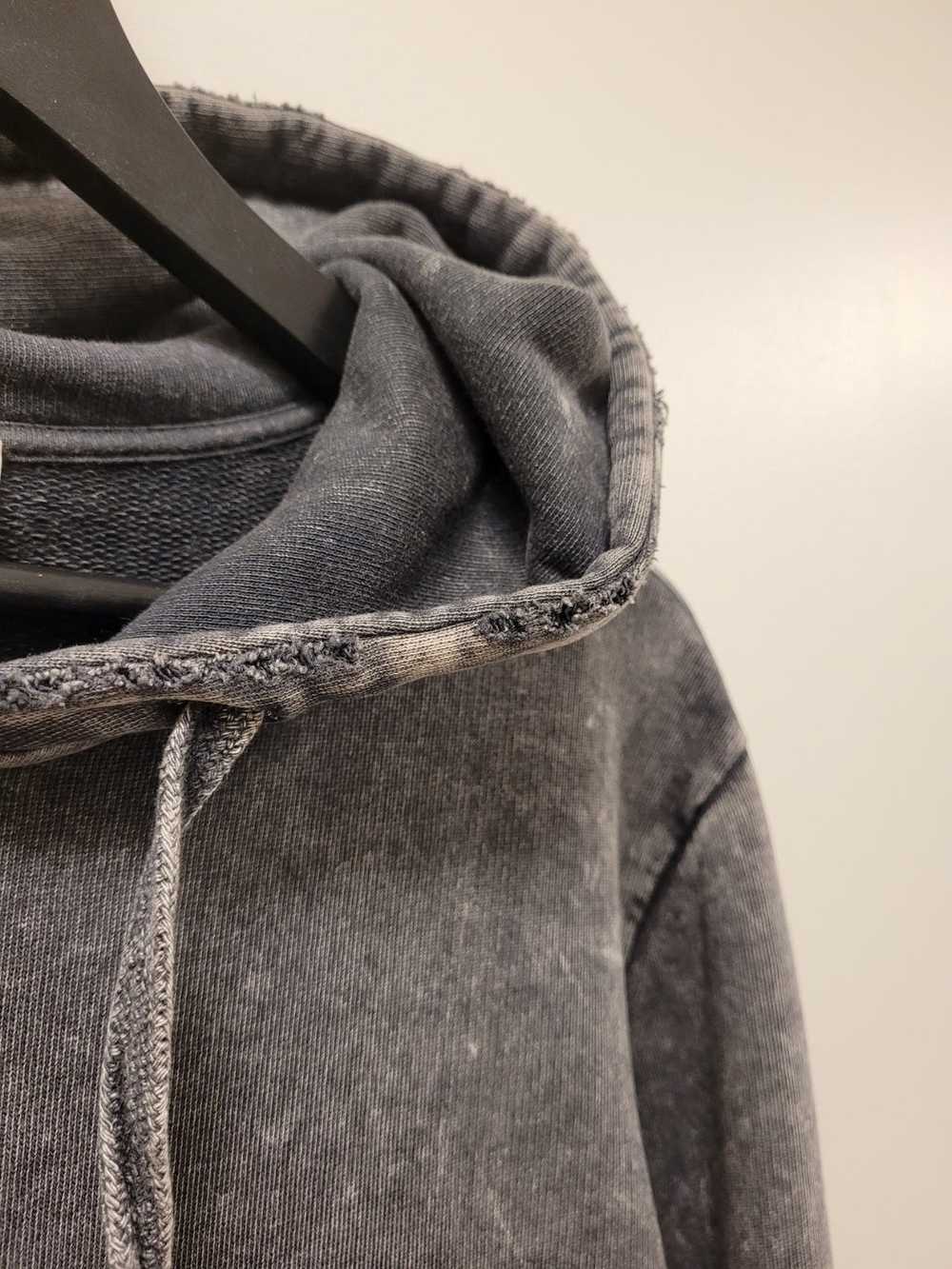 Saint Laurent Paris stonewashed gauge hoodie - image 3