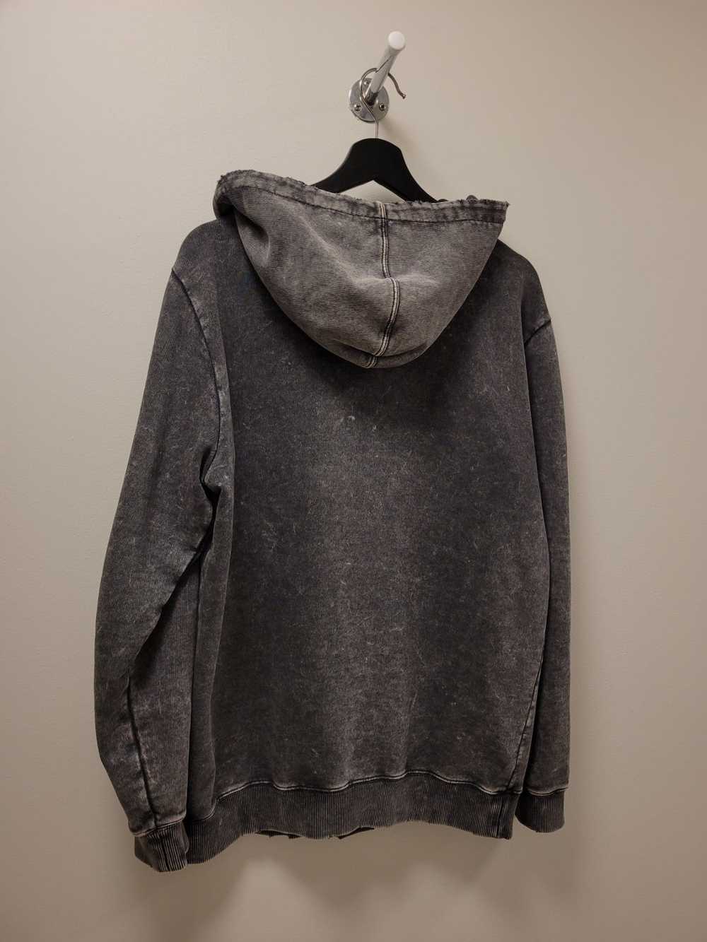 Saint Laurent Paris stonewashed gauge hoodie - image 4