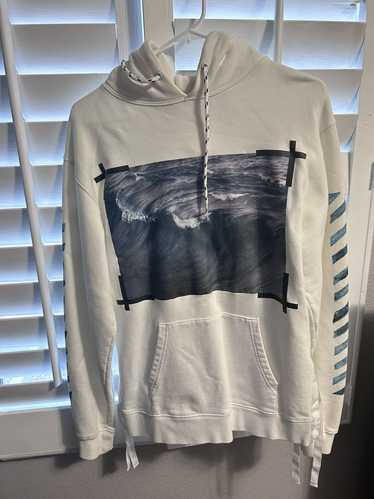 Off-White off white oversize hoodie/sweatshirt