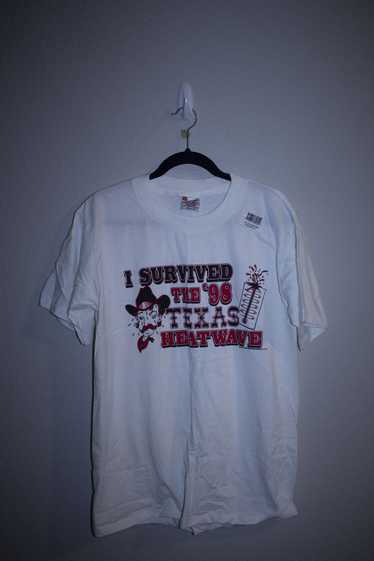 Vintage 1998 I Survived The Texas Heatwave T-Shirt