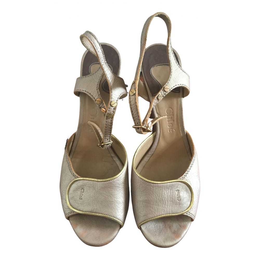 Chloé C leather sandal - image 1