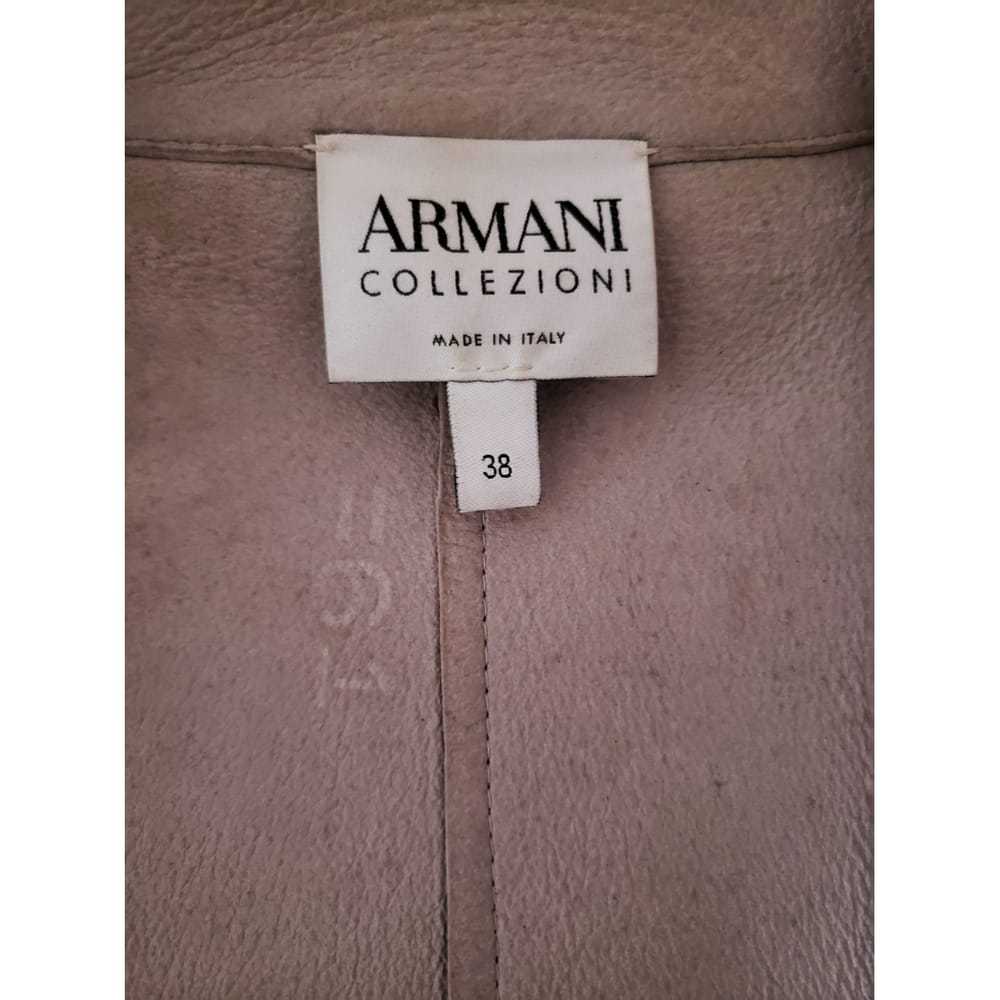 Armani Collezioni Leather biker jacket - image 9