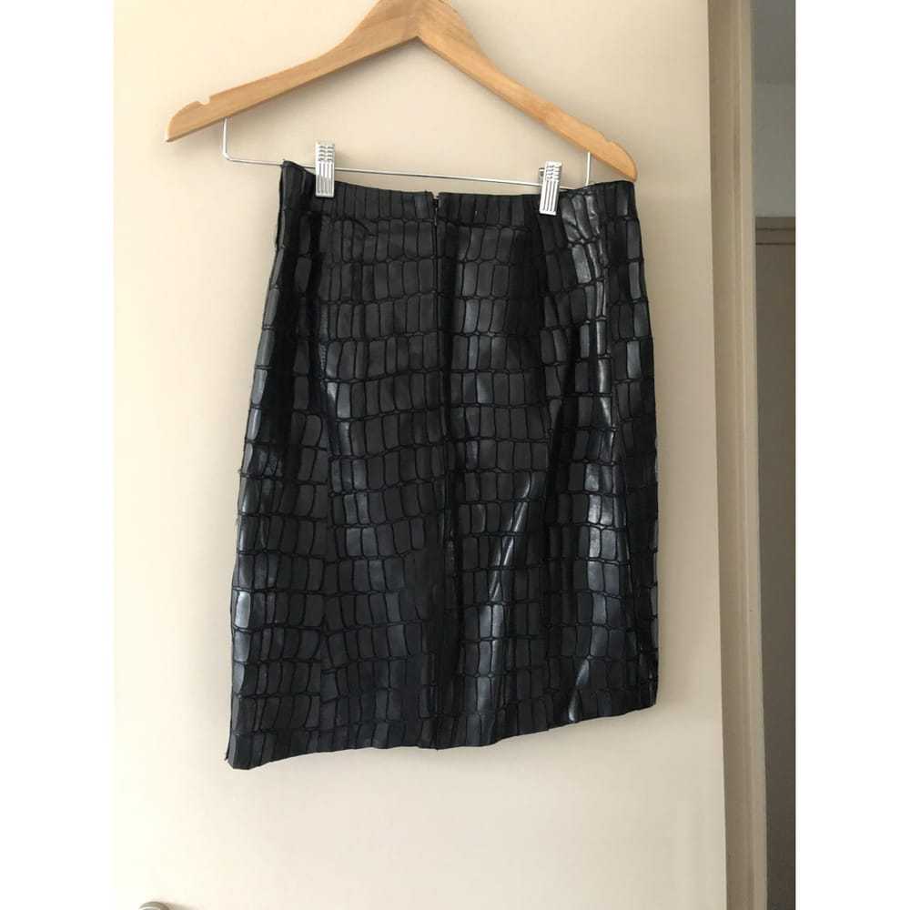 Kaufmanfranco Leather mid-length skirt - image 2